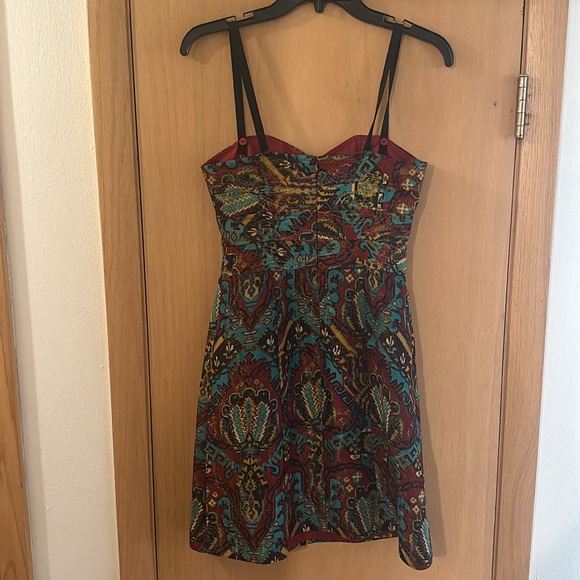 Nanette Lepore Women’s Aztec Southwestern Print Sleeveless Dress Size 0 - Picture 4 of 11